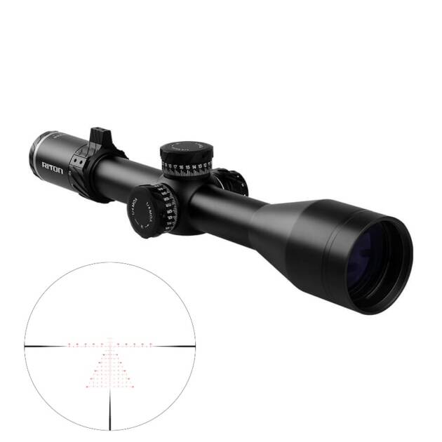 RITON OPTICS 5 CONQUER 4-28X56 MIL FFP IL