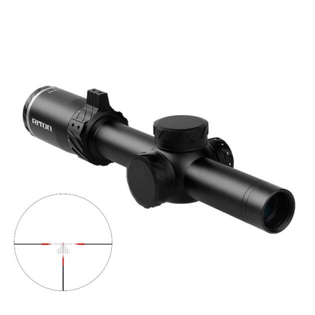 RITON OPTICS 5 TACTIX 1-10X24 30MM FFP MIL
