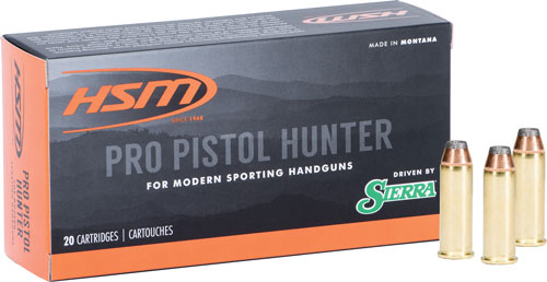 HSM PRO PISTOL 45 LC 300GR JSP - 20RD 20BX/CS