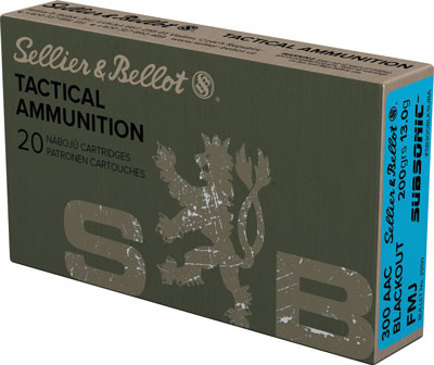 S&B SUBSONIC 300 AAC 200GR FMJ - 20RD 50BX/CS