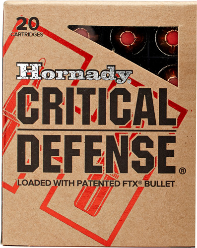HORNADY CRITICAL DEFENSE 45 LC - 185GR FTX 20RD 10BX/CS - Image 2