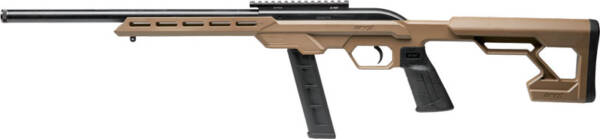 SAVAGE 64 PRECISION 22LR 20RD - 16.5" HB SYNTHETIC CHASSIS FDE - Image 2
