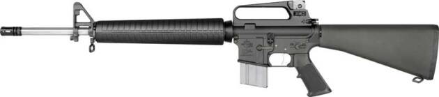 RRA LAR15 NM A2 223 WYLDE - 20" HVY MATCH BBL A2 STK BLACK