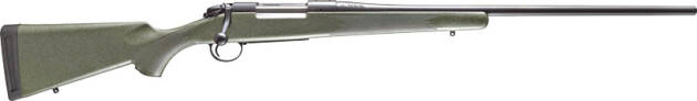 BERGARA B14 HUNTER 7MM RM 24" - #4 BLACK CERAKOTE/GREEN SYN