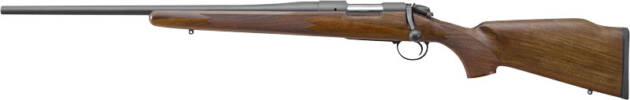 BERGARA B14 TIMBER 243 WIN LH - 22" #4 BLACK CERAKOTE/WALNUT