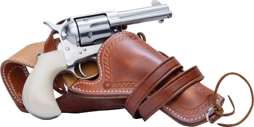 CIMARRON DOC HOLLIDAY SET - 45LC SS W/KNIFE & HOLSTER