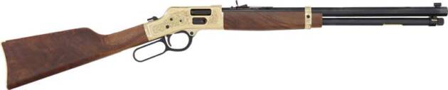 HENRY BIG BOY BRASS 44MAG/SPL - SIDE GATE 20" OCT DELUXE ED.