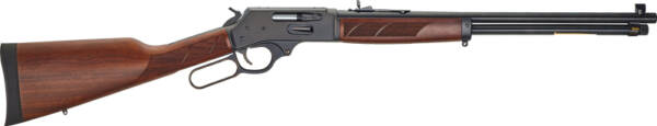 HENRY STEEL SIDE GATE 30-30 - 20" BLUED WALNUT