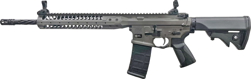 LWRC IC-SPR BILLET 5.56 NATO - 16" 30RD GREY W/ BLACK STOCK