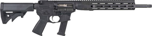 LWRC IC NINE CARBINE 9MM 16" - 27RD MAG ADJUSTABLE BLACK STK