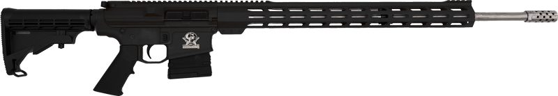 GLFA AR10 RIFLE 243 WIN - 24" S/S BBL 5-SHOT BLACK