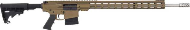 GLFA AR10 RIFLE 243 WIN - 24" S/S BBL 5-SHOT BRONZE