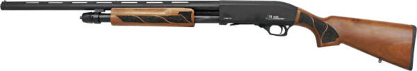 IVER JOHNSON PUMP 12GA 3" - 26"VR BLACK WALNUT - Image 2