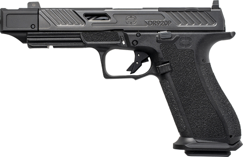 SHADOW SYSTEMS DR920P ELITE - 9MM OPTC CT COMPENSATD BLK BB