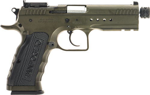 TANFOGLIO TACTICAL PRO 9MM - 4.9" 17/20RD STEEL THREADED