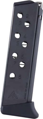 MEC-GAR MAG WALTHER PP 32ACP - 8RD FINGER REST BLUED