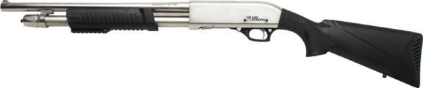 IVER JOHNSON PUMP 12GA 3" 18" - CYLINDER NICKEL SYNTHETIC - Image 2