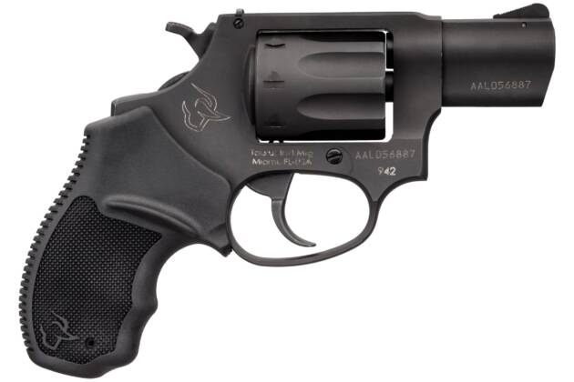 TAURUS 942 22LR BK/BK 2" 8RD CA