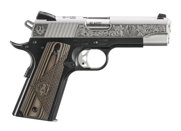 RUGER SR1911 CMDR 45ACP BROWN GRIP