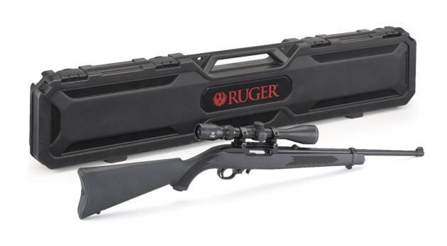 RUGER 10/22 CARB 22LR BL/SYN COMBO