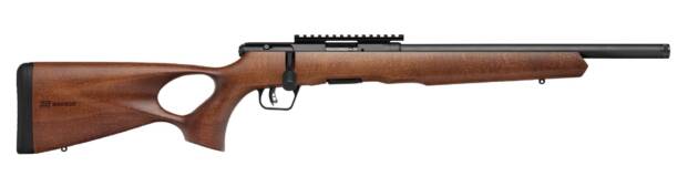 SAVAGE ARMS B22 22MAG BLK/WOOD 18" THD
