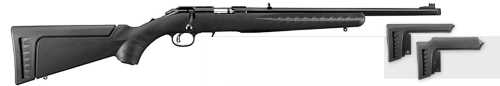 RUGER AMERICAN 17HMR BL/SY 18" TB