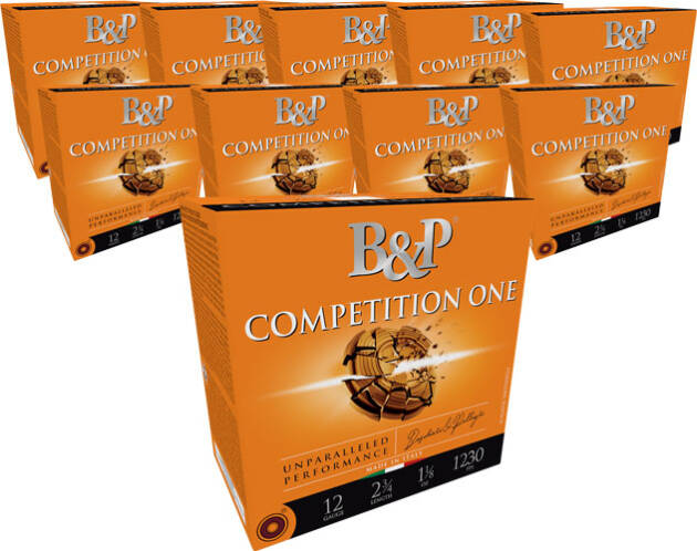 B&P 12GA 2.75" 1-1/8OZ #8 - 1230FPS 250RD CASE LOT