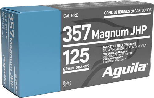 AGUILA 357 MAG 125GR JHP - 50RD 10BX/CS