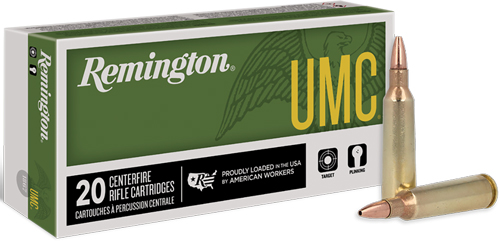 REMINGTON UMC 22-250 REM 50GR - HP 20RD 10BX/CS