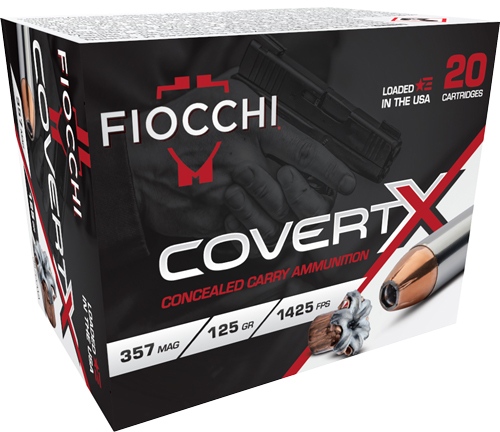 FIOCCHI 357 MAG 125GR JHP - 20RD 10BX/CS