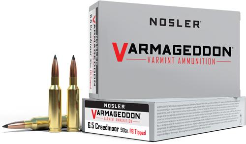 NOSLER VARMAGEDDON 6.5 CM - 90GR FBT 20RD 10BX/CS