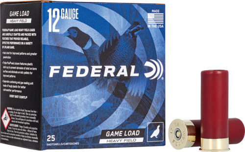 FEDERAL GAME SHOK 12GA 2.75" - 1-1/4OZ #5 25RD 10BX/CS