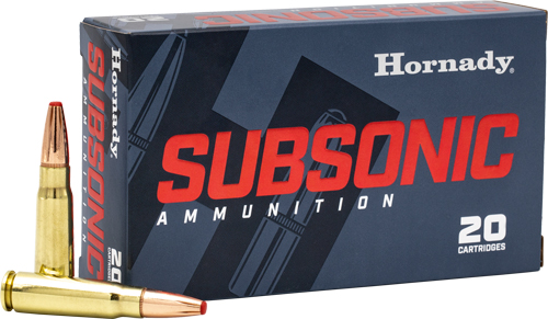 HORNADY SUBSONIC 350 LEGEND - 250GR SUB-X 20RD 10BX/CS