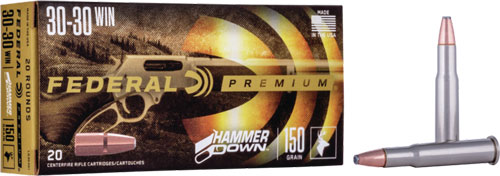 FEDERAL HAMMER DOWN 30-30 WIN - 150GR JSP 20RD 10BX/CS