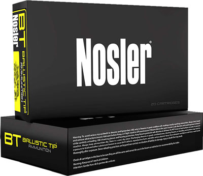 NOSLER BT 6.5 CM 140GR - BALLISTIC TIP 20RD 10BX/CS