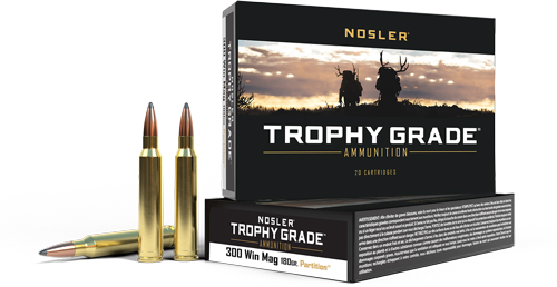 NOSLER TROPHY 300 WIN MAG - 180GR PARTITION 20RD 10BX/CS