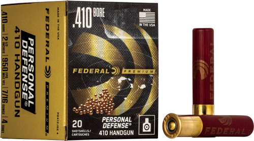 FEDERAL PREMIUM 410 2.5" - 7/16OZ #4 20RD 10BX/CS