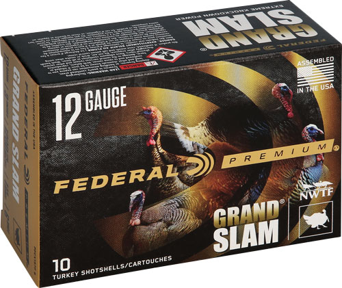 FEDERAL GRAND SLAM 12GA - 3" 1-3/4OZ #4 10RD 5 BX/CS
