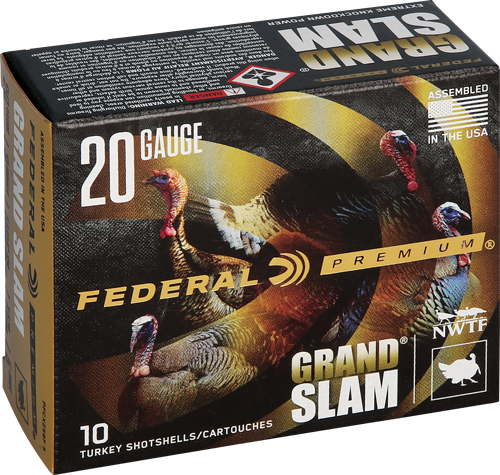 FEDERAL GRAND SLAM 20GA 3" - 1-5/16OZ #5 10RD 5BX/CS