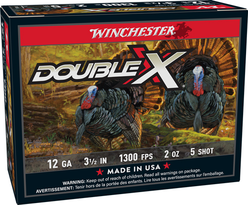 WINCHESTER DOUBLE-X 12GA 3" - 1-3/4OZ #5 10RD 10BX/CS