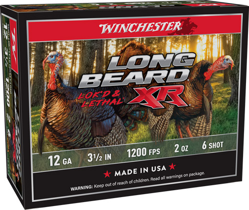 WINCHESTER LONG BEARD XR 12GA - 3.5" 2OZ #6 10RD 10BX/CS