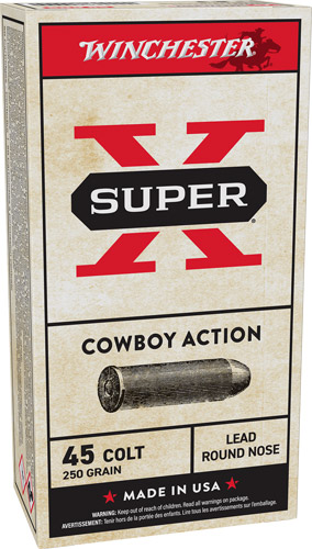 WINCHESTER COWBOY 45 LC 250GR - LEAD-FP 50RD 10BX/CS