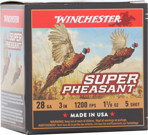 WINCHESTER SUPER PHEASANT 28GA - 3" 1-1/8OZ #5 25RD 10BX/CS