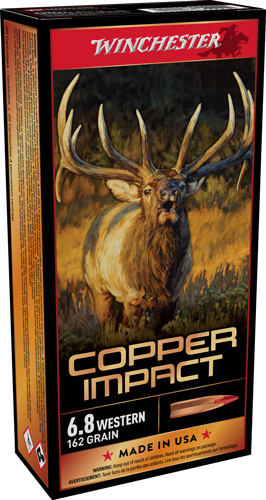 WINCHESTER COPPER IMPACT 6.8 - WESTERN 162GR 20RD 10BX/CS