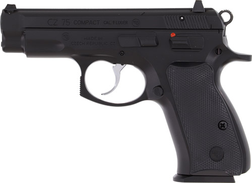 CZ 75 COMPACT 9MM FS 10-SHOT - MANUAL SAFETY BLACK POLYCOTE - Image 2