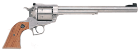 RUGER SUPER BLACKHAWK 44MAG - 10.5" AS STAINLESS HARDWOOD