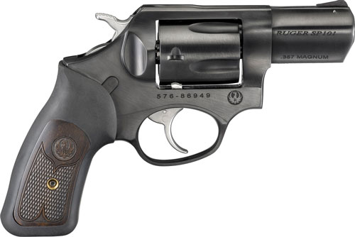 RUGER SP101 357MAG 2.25" FS - BLUED RUBBER