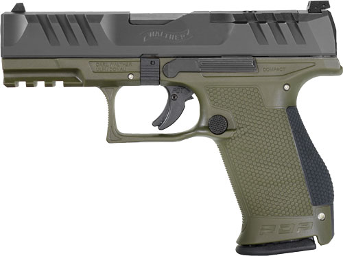 WALTHER PDP COMPACT 9MM 4" FS - 15-SHOT GREEN POLYMER FRAME