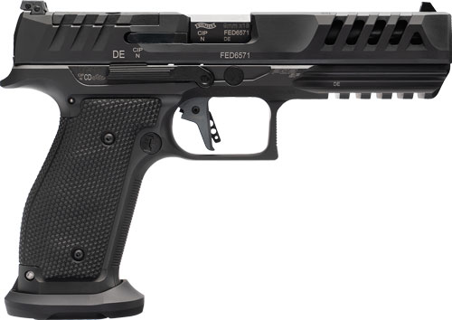 WALTHER PDP SF MATCH 9MM 5" OR - 18-SHOT BLACK STEEL FRAME