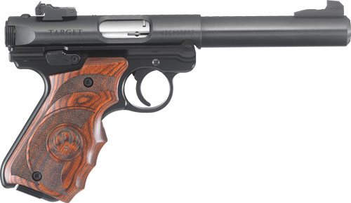 RUGER MARK IV TARGET 22LR - 5.5" BULL AS TARGET LAMINATE